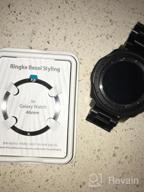 img 1 attached to Stainless Steel Inner Bezel Styling Cover For Galaxy Watch 46Mm & Gear S3 - Anti-Scratch Protection With Bezel Ring Adhesive [GW-46-IN-03] review by Julie Youngbear