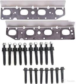 img 4 attached to 🔧 Everbuilt Exhaust Manifold Gasket + Bolts & Studs Set for 2009-2020 Chrysler Dodge Ram 5.7L V8 Engines (Complete Set - Left + Right)