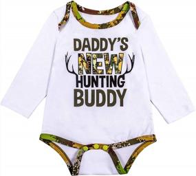 img 2 attached to Adorable Baby Boy Deer Outfit - Complete With 'Mommy'S New Man' And 'Daddy'S Hunting Buddy' Clothes