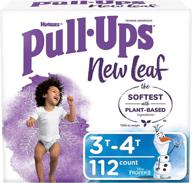 🩲 pull-ups new leaf boys' disney frozen potty training pants training underwear, size 3t-4t, 112 count logo
