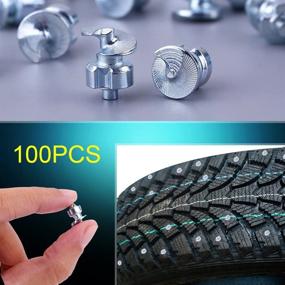 img 2 attached to 100Pcs Qiilu Screws Winter Motorcycle