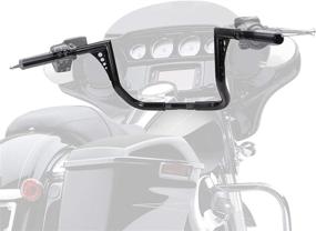 img 3 attached to 🏍️ KEMIMOTO 12-Inch Rise Ape Hangers Z-Style Handlebar for Electra Glide, Street Glide, Ultra Limited 1-1/4-Inch