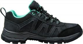 img 3 attached to Waterproof Hiking Shoes For Women And Men: Lightweight, Breathable, And Non-Slip Trail Running Sneakers For Trekking And Camping By Riemot