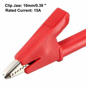 img 1 attached to 2PCS 15A 1000V 1M Banana Plug To Alligator Clip Test Leads For Multimeter - High-Quality Electronic Testing Leads With Multimeter Banana Plug Compatibility - Tatoko