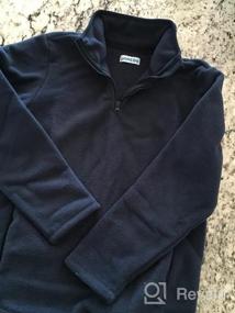 img 5 attached to 🧥 Cozy and Stylish: UNACOO Half Zip Standing Collar Fleece Boys' Jackets & Coats