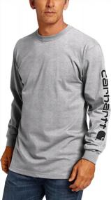 img 4 attached to Carhartt Signature Sleeve T Shirt 3X Large Men's Clothing
