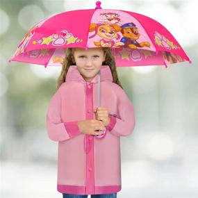 img 3 attached to Nickelodeon Patrol Slicker Umbrella Rainwear Umbrellas for Stick Umbrellas