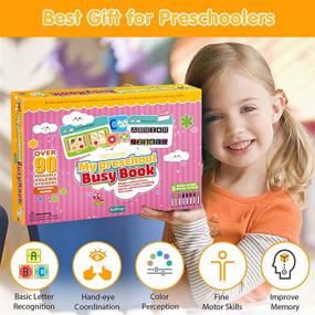 img 3 attached to Montessori Busy Book Learning Activities Toys For Toddlers, 21 Themes 8 Color Marker Preschool Educational Toys Gifts For Boys & Girls - BATTOP Autism Sensory Learning Materials