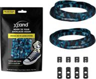 elastic no tie shoelaces for all shoe sizes - xpand shoelace system ideal for children and adults логотип