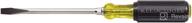 🔧 klein tools 602-8 keystone-tip screwdriver: 3/8-inch with 8-inch heavy-duty round-shank - perfect for versatile screwdriving tasks логотип