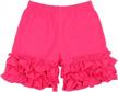 adorable and comfy: slowera's cotton icing ruffles shorts for baby and toddler girls logo