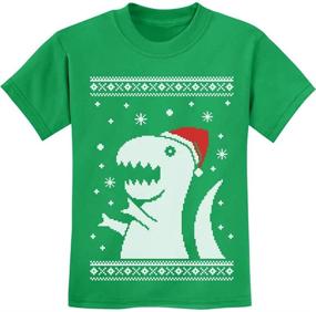 img 4 attached to 🎄 TeeStars Christmas Sweater Children T-Shirt: Trendy Boys' Clothing at Tops, Tees & Shirts