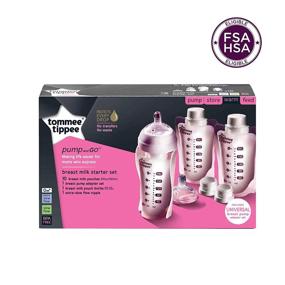 img 1 attached to Effortlessly Store And Serve Breast Milk With Tommee Tippee Pump & Go Starter Set