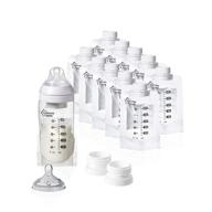 effortlessly store and serve breast milk with tommee tippee pump & go starter set логотип