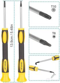 img 3 attached to 💻 Buspoll Torx Screwdriver Bit Set | T3/T4/T5/T6/T7/T8/T10 Magnetic Tool Combination for Computers, Laptops & More