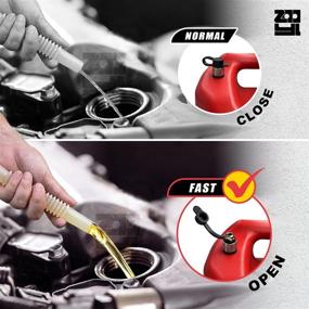 img 3 attached to 🚀 Enhance Fuel Flow with ZOOYL Gas Can Vent Caps Retrofit Kit - 6 Packs of Durable Stainless Steel Replacement Valves for Faster Refills and Universal Fit with Silicone Rubber Caps