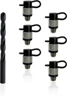 🚀 enhance fuel flow with zooyl gas can vent caps retrofit kit - 6 packs of durable stainless steel replacement valves for faster refills and universal fit with silicone rubber caps logo