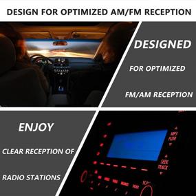 img 3 attached to Anina 3.8 Inch Aluminum Alloy Stubby Antenna 📻 Mast for Mazda Miata MX5-ND-NC-RF 2006-2021, Enhancing AM/FM Radio Reception