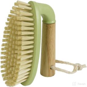 img 3 attached to Versatile and Eco-Friendly: Evriholder Heavy Duty Scrub Brush with Sustainable Bamboo and Recycled Plastic Construction