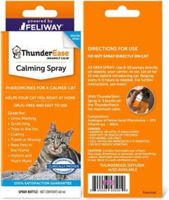 img 2 attached to FELIWAY ThunderEase Cat Calming Pheromone Spray - Anxiety Relief For Travel, Vet Visits And Boarding