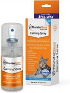 feliway thunderease cat calming pheromone spray - anxiety relief for travel, vet visits and boarding логотип