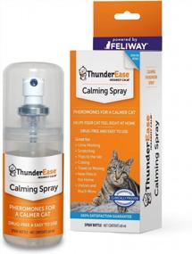 img 4 attached to FELIWAY ThunderEase Cat Calming Pheromone Spray - Anxiety Relief For Travel, Vet Visits And Boarding