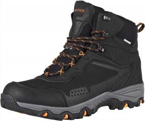img 4 attached to GRITION Waterproof Men'S Hiking Boots For Outdoor Trekking And Mountaineering