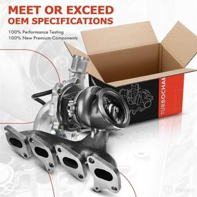 img 1 attached to 🚀 High-performance A-Premium Turbo Turbocharger with Gasket Kit for Chevy Cruze 2011-2019, Sonic 2012-2020, Trax 2013-2021, Buick Encore 2013-2021 1.4L (Replace# 55565353)