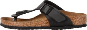 img 2 attached to 👦 Boys' Sandals - Birkenstock Gizeh Disco Microfibre 2.5 Shoes