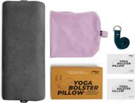максимальное расслабление с подушкой для йоги victorem - прямоугольная подушка для медитации и восстановительной йоги с дополнительным моющимся чехлом, удобной ручкой и ремнем в комплекте логотип