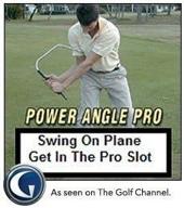 🏌️ right-handed golf swing trainer - power angle pro for men logo