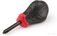 tekton stubby #2 phillips screwdriver - high-torque with black oxide blade (26671) логотип