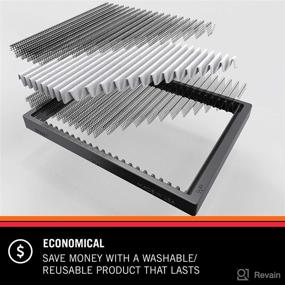 img 1 attached to 🌬️ Enhance Air Quality in Your Tesla S with K&amp;N Premium Cabin Air Filter: High Performance, Washable, Clean Airflow: Compatible with 2012-2015 TESLA S, VF1015