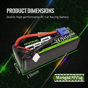 img 1 attached to 11.1V 7600MAh 50C OVONIC 3S Lipo Battery With EC5 Connector For RC Vehicles