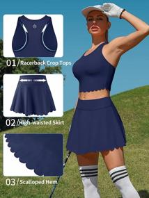 img 2 attached to Stay Cool And Comfy With ATTRACO'S 2-Piece Tennis Dresses For Women