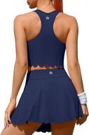 stay cool and comfy with attraco's 2-piece tennis dresses for women logo