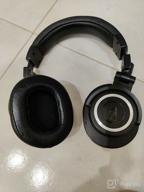 img 1 attached to Black Audio-Technica ATH-M50xBT Headphones, Size Medium (ATHM50XBT) for Improved SEO review by Vanchay Chavdon ᠌