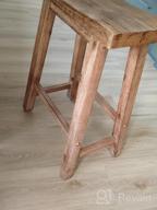 img 1 attached to Boraam 24-Inch Sonoma Bar Stool, Storm Grey Wire-Brush Finish review by Keize Barraza