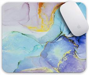 img 4 attached to Purple Ocean Oriday Gaming Mouse Pad - Non-Slip Rubber Thick Design For Home, Office & PC Laptops!