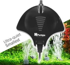 img 2 attached to 🐠 Mylivell Quiet and Energy-Efficient Aquarium Air Pump - Ultra Silent Oxygen Pump for Fish Tank with Air Stone and Silicone Tube (Black)