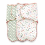 posy patterned adjustable easy-wrap baby swaddle set - 2 pack by ingenuity farewell fuss logo