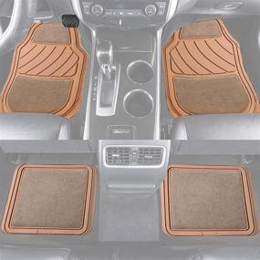 img 1 attached to August Auto Universal Rubber Carpet Interior Accessories