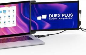 img 4 attached to Upgrade Your Laptop with Mobile Pixels Duex Plus Portable Monitor - USB C/USB A Plug and Play 13.3" Screen Extender 12.5" DUEX Pro
