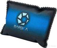 barska moisture absorber dehumidifier: effective, safe, and versatile for home closets, safes, and cars - blue logo