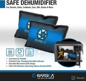 img 3 attached to BARSKA Moisture Absorber Dehumidifier: Effective, Safe, and Versatile for Home Closets, Safes, and Cars - Blue