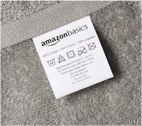 img 1 attached to 12-Pack Gray Cotton Hand Towels - Amazon Basics For Home & Bathroom Use