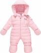 wesidom kids winter snowsuit set: hooded artificial fur down jacket coat & ski bib pants for baby boys girls toddlers logo