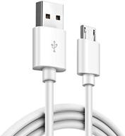 high-speed 3.3ft (1m) micro usb charging cable - 2pack, usb2.0 a male to micro usb, ideal for android phones, tablets, wall and car charger connection logo