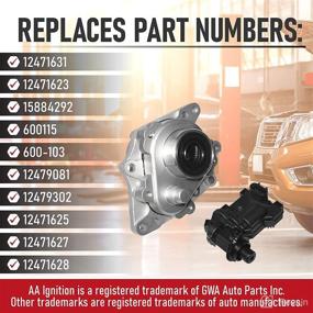 img 2 attached to Front Axle Differential Actuator Disconnect 4WD, AWD - Chevy, Buick, GMC Compatible - Replaces OEM Part Numbers - Rainier, Trailblazer, Envoy, XUV, Ascender