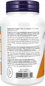 img 2 attached to NOW Supplements, Omega-3 Mini Gels, 180 EPA / 120 DHA, Molecularly Distilled, Cardiovascular Support*, 180 Softgels